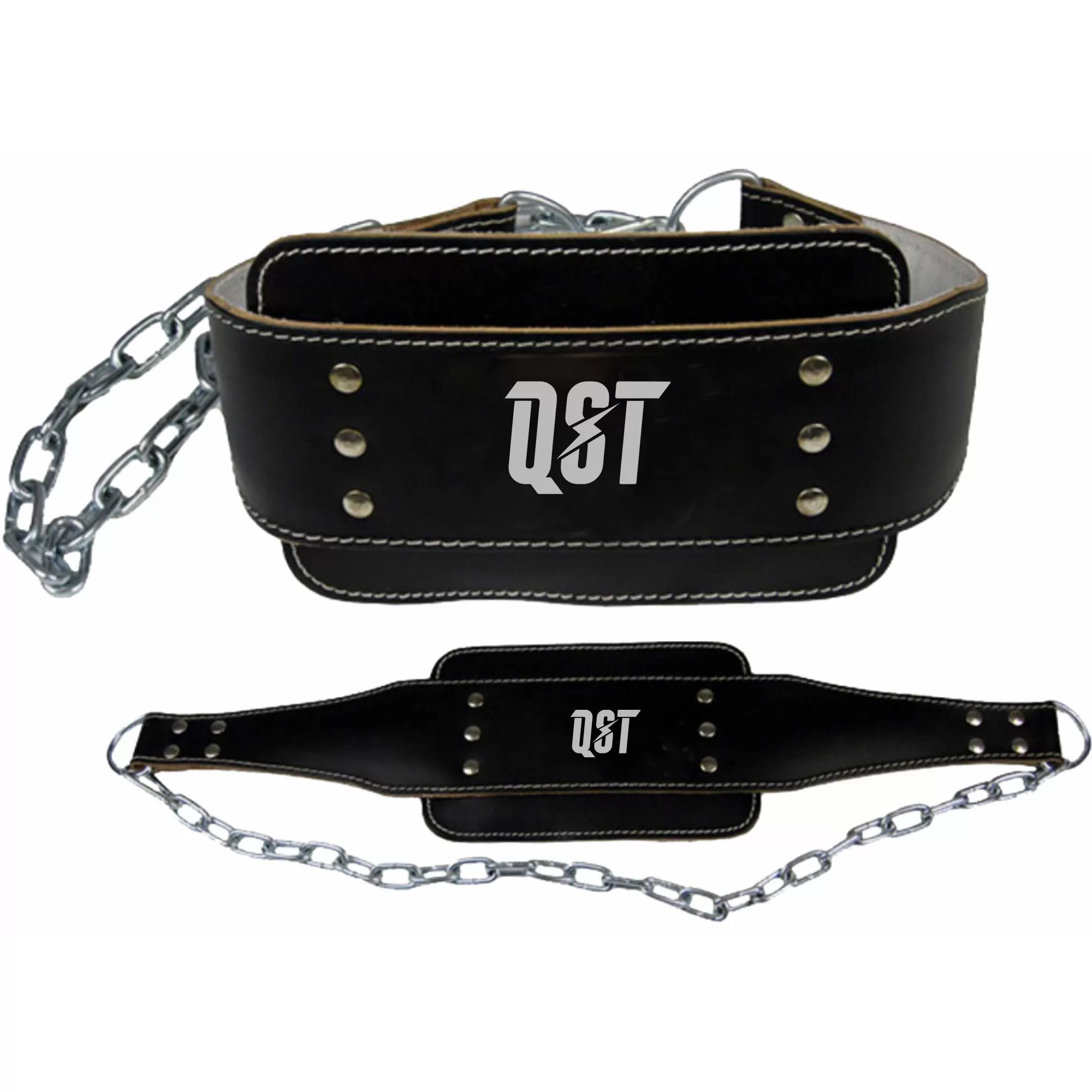 D1 Weight training dip belt Leather dip belt