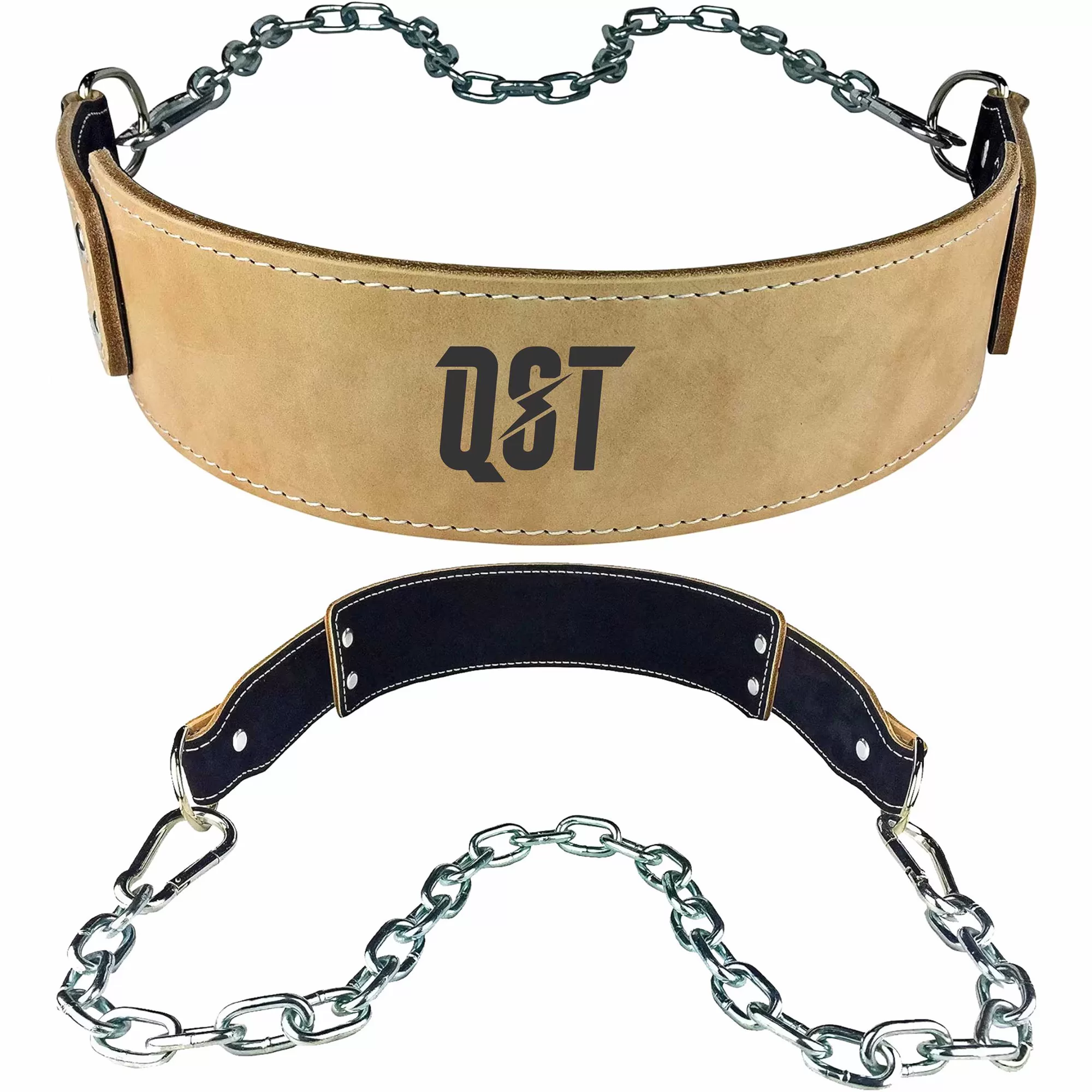 D5 Weight training dip belt Leather dip belt