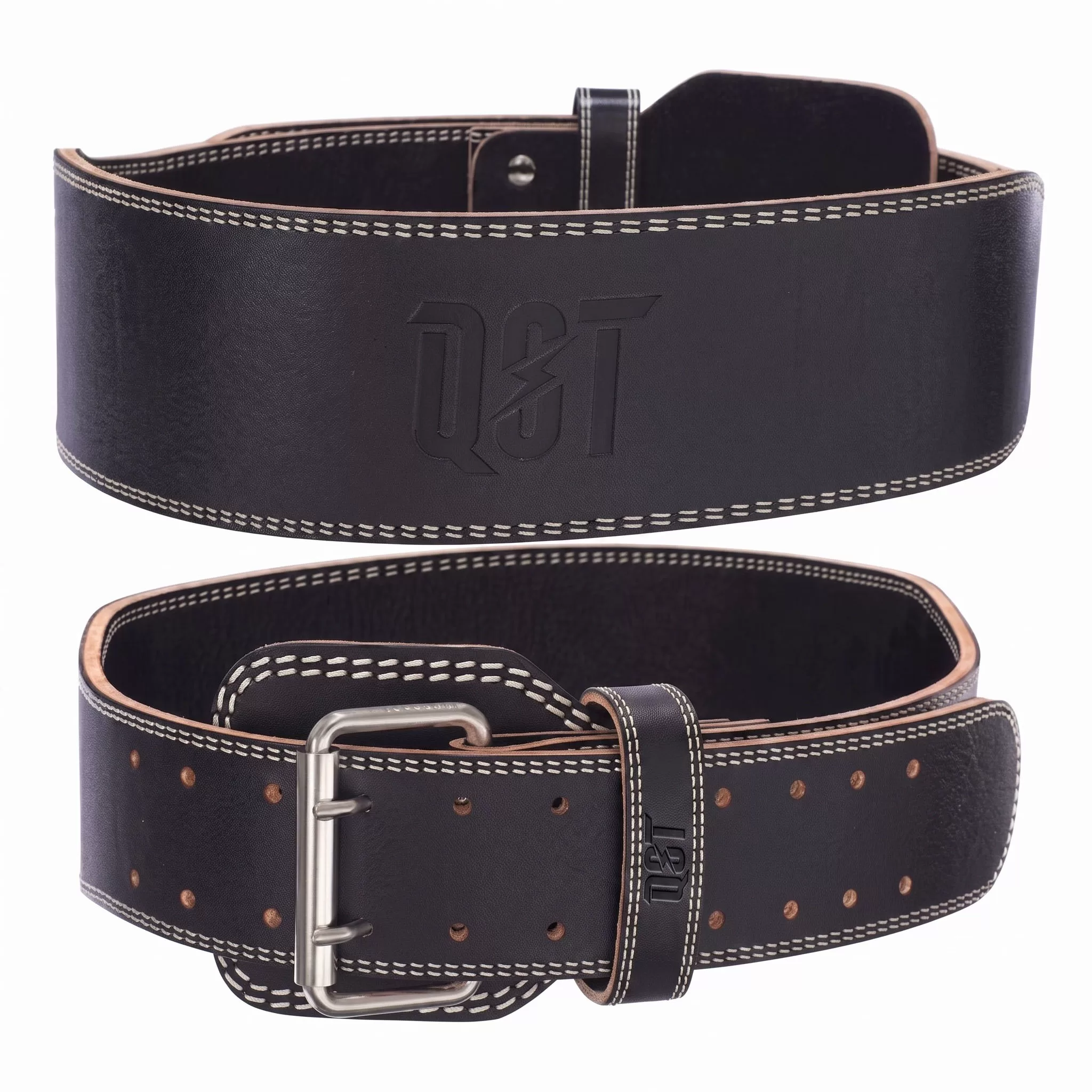 Leather Belt (4) Weight Training Belt Quick locking lifting belt