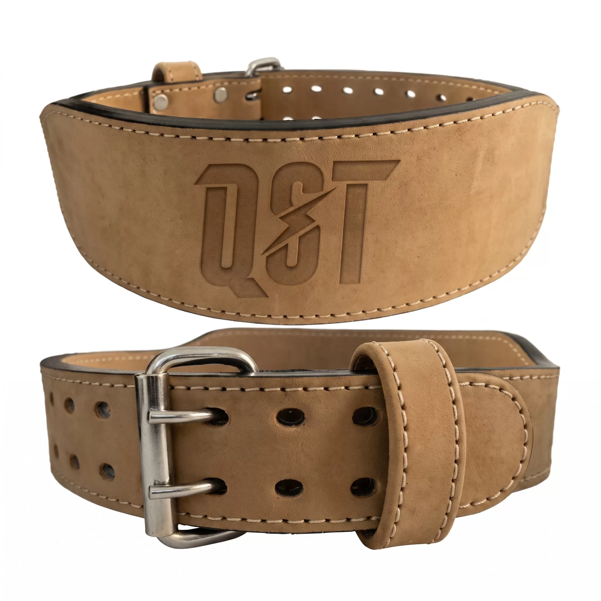 Leather Belt (8) Weight Training Belt Back support Fitness Belt Quick locking lifting belt