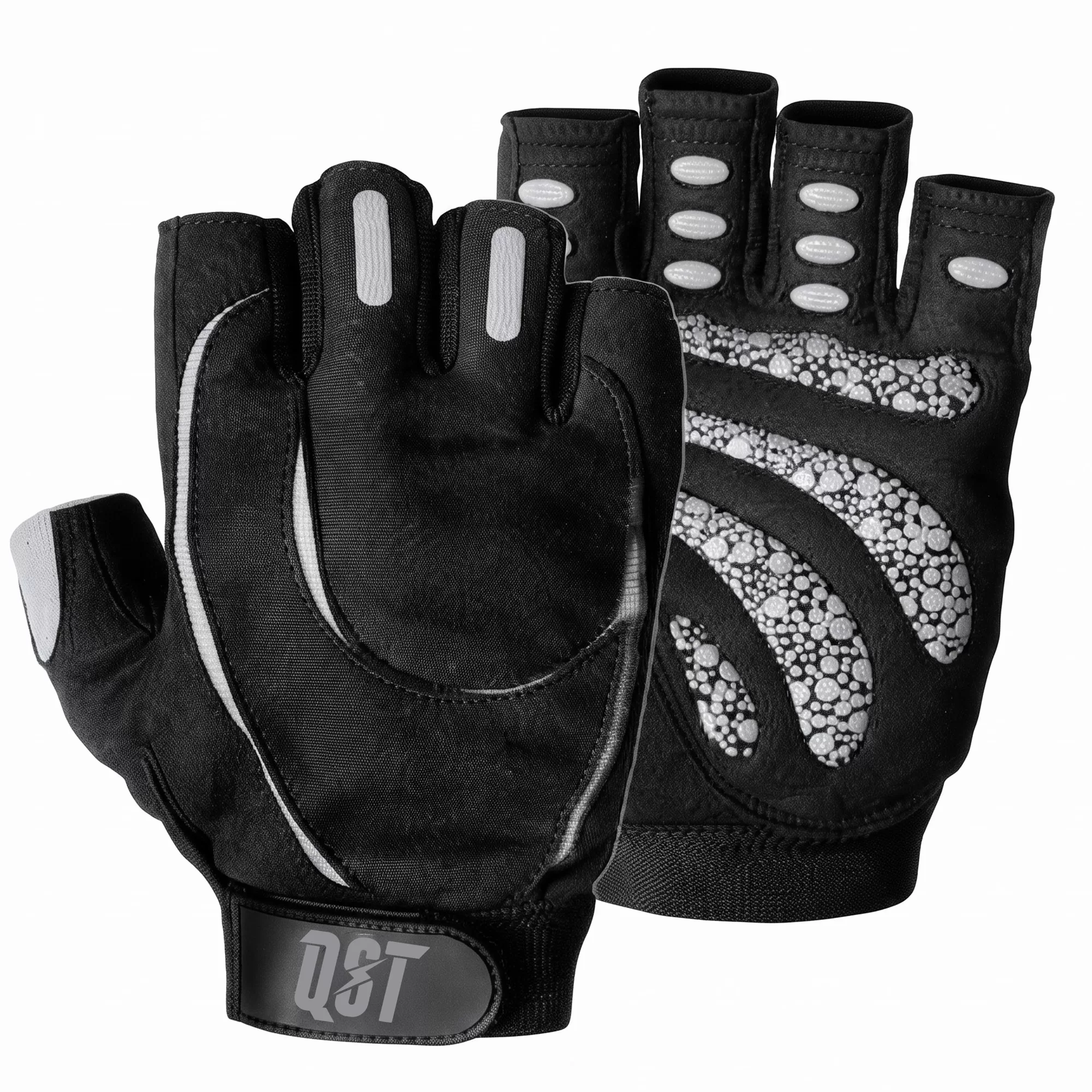 QST-3722 Weight training gloves Half Finger Lifting Gloves