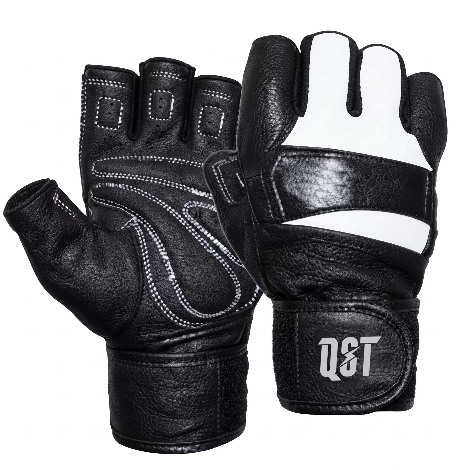 QST-3730 Fingerless gloves Men's gym gloves