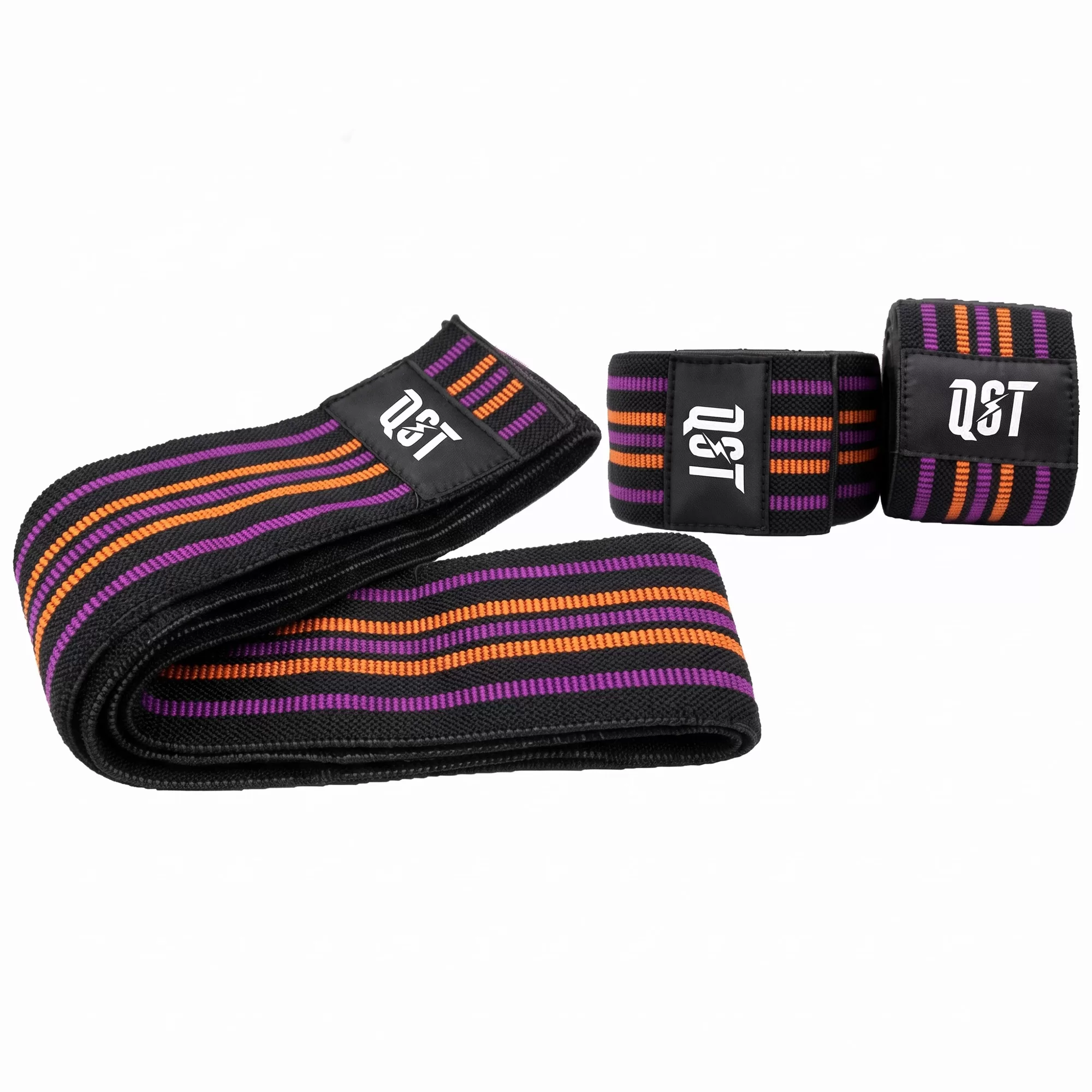 ACS-3727.webp Red Striped Knee Wraps - Image 1