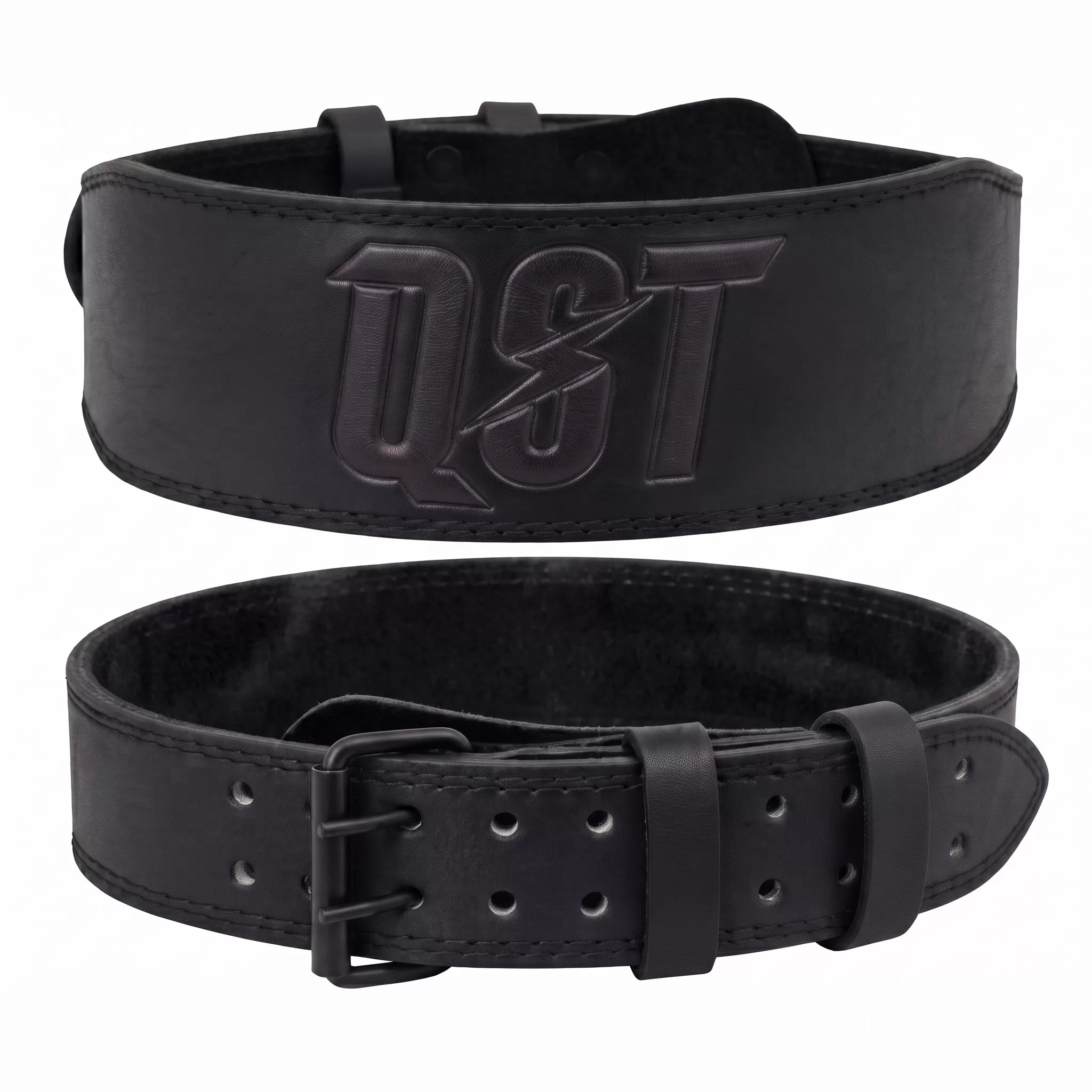 Belt-5.webp All Black Weightlifting Leather Belt - Image 1