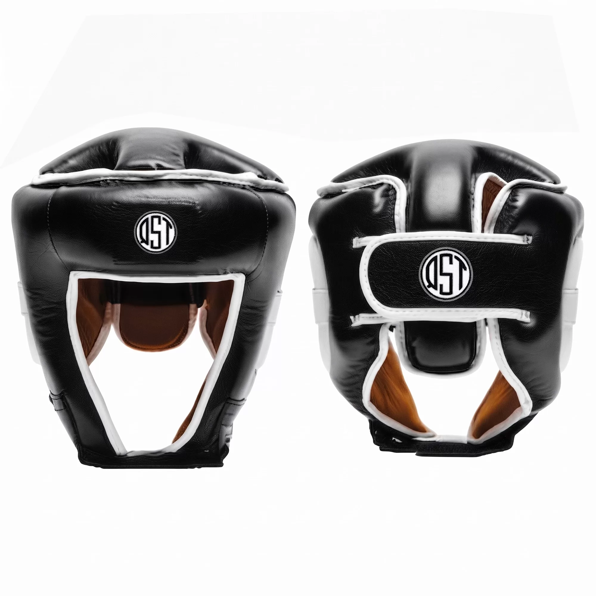 Untitled-5-32.webp QST Boxing Head Guard, White/Black, XS-2XL - Image 1