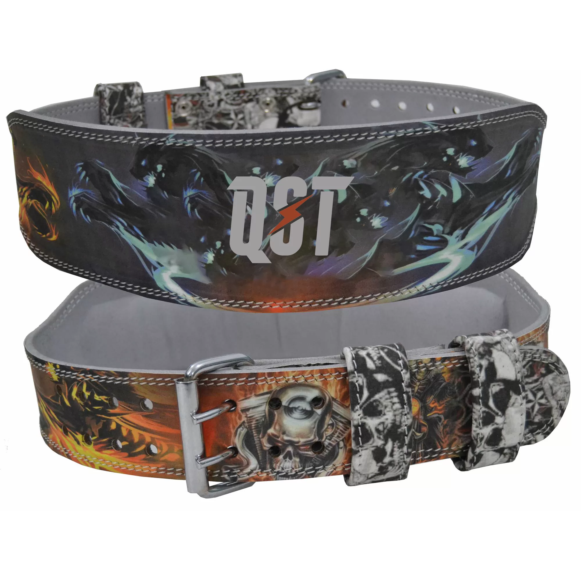 a01.webp Weightlifting Leather Belt Printed - Image 1
