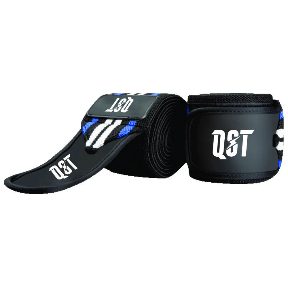 elbow-wraps-2.jpg Blue and White Striped Elbow Wraps - Image 1